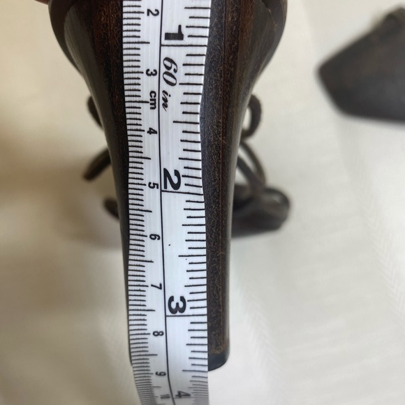 Gucci dark wood slide heels Sz 7 1/2 - Picture 6 of 6